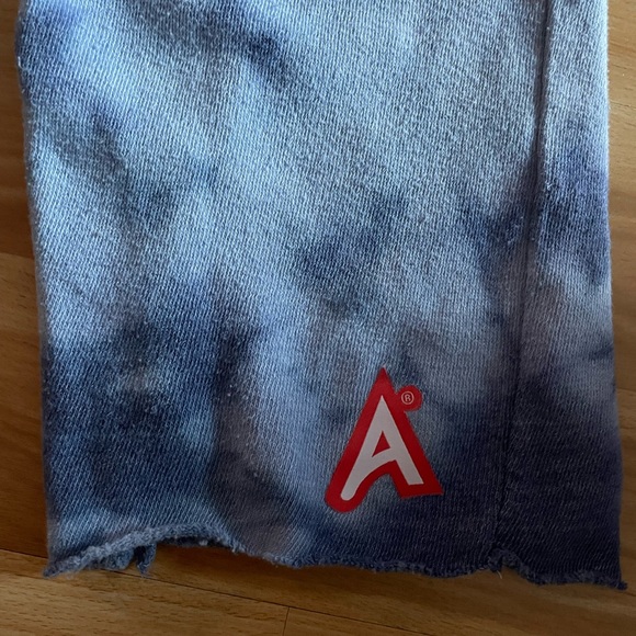 Ladies Aqua Addict Cropped Tie Dye Sweatpants - Sz L - Picture 2 of 9